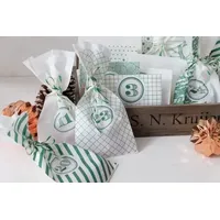 Adventskalender zum Selbstbefüllen grün