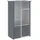vidaXL Voliere Anthrazit 115 x 78 x 200 cm grau