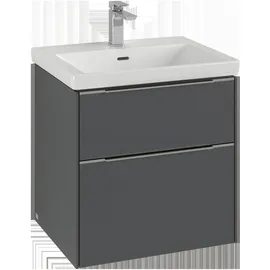 Villeroy & Boch Subway 3.0 Waschbeckenunterschrank, 2 Auszüge, 572x576x478mm, C57800AF, Farbe: Front/Korpus: Soft Green,