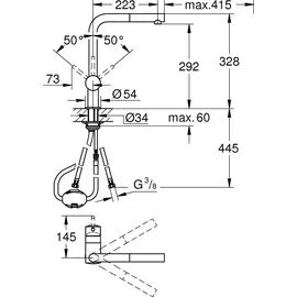 Grohe Minta supersteel 32168DC0