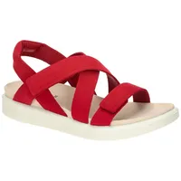 ECCO SOFT SANDAL CROSS STRAP Damen Rot/Weiß 40