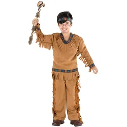 tectake® Jungenkostüm Indianer einsamer Wolf