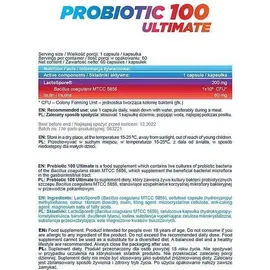 ALLNUTRITION Probiotika Probiotic 100 Ultimate Kapseln 60 St.