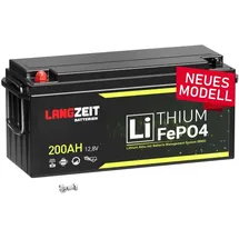 LANGZEIT Batterien LiFePO4 200Ah 12V Lithium Batterie