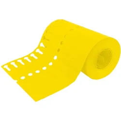 CombiCraft PVC Schlaufenetiketten 120x13mm - Gelb - 1000 Stück