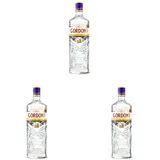 Gordon's London Dry Gin | Premium destilliert | Ausgezeichnet & aromatisiert | mit Zitrusfrische | handgefertigt auf englischem Boden | 37,5% vol | 1000 ml Einzelflasche | (Packung mit 3)