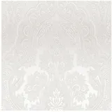 Profhome Barock Tapete Paisley 0,53 m x 10 m 5,33 m2 Grau