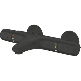 Grohe Precision Trend - Thermostat-Badewannenarmatur, schwarz matt