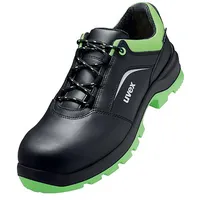 uvex 2 xenova® Halbschuhe S2 schwarz, grün Weite 11 Gr. 49 - Schwarz - 49