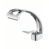 Wasserhahn Bad Chrom, Wasserfall Wasserhahn Bad Waschtischarmatur Wasserfall Waschbecken Armatur Warm Und Kalt Wasser Mischbatterien Bad