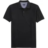 Olymp Herren, Poloshirt schwarz, schwarz, NOS