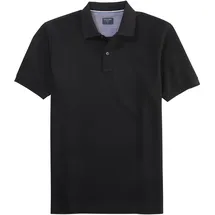 Olymp Herren, Poloshirt schwarz, schwarz, NOS