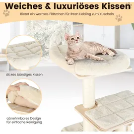 Costway Kratzbaum 170 cm beige