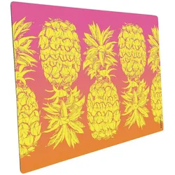 mySPOTTI Mini-Spritzschutz »Ananas Yellow«, Aluverbund, Ananas