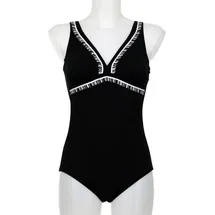 Sunmarin Badeanzug Damen Schwarz 46E