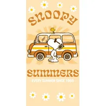 SNOOPY Badetuch 70 x 140 cm Gelb