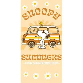 SNOOPY Badetuch 70 x 140 cm Gelb