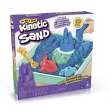 Spin Master Kinetic Sand KNS Sand Box Set Blau 454 g
