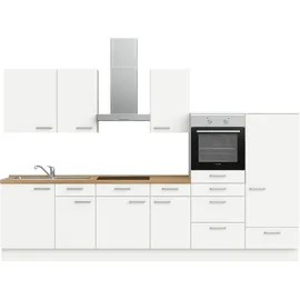 Nobilia Küchenzeile Touch I 330 cm weiß