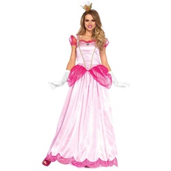 Leg Avenue Kostüm Prinzessin Pfirsich, Hinreißendes Prinzessinnen Kostüm für strahlende Auftritte rosa M