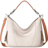 KMISSO 30627 Shopper Veganes Leder Beige/Brown