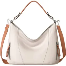 KMISSO 30627 Shopper Veganes Leder Beige/Brown