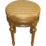 Casa Padrino Sitzhocker Rundhocker 54 x 0 x 54 cm Gold