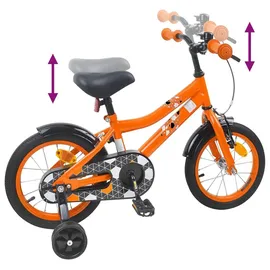 vidaXL Kinderfahrrad 16 Zoll Farbe Orange