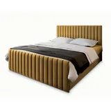 masseno Boxbett mit Bettkasten ¦ gelb ¦ Maße (cm): B: 140 H: 98