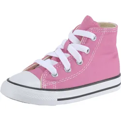 Sneaker CONVERSE "CHUCK TAYLOR ALL STAR - HI KIDS", Gr. 24, rosa, Textil, sportlich, Schuhe Sneakerboots