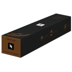 Nespresso Bianco Piccolo Vertuo Line 10 Signature Kaffeekapseln Braun 230ml Süß & sanft