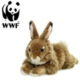 WWF Plüschtier Hase (19cm, liegend) lebensecht Kuscheltier Stofftier Rabbit