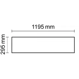 Fiai IsoLED LED Panel Business Line 1200 36W eckig weiß
