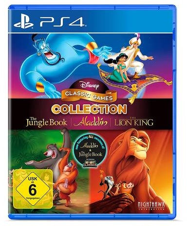 Disney Classic Collection: Aladdin, The Lion King, Jungle Book PS4 Neu & OVP