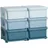 Homcom Schubladenschrank Kunststoff 37x56,5x75 cm blau 6 Schubladen