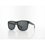 Polaroid PLD 2155/S Herren-Sonnenbrille Vollrand Quadratisch Kunststoff-Gestell, schwarz
