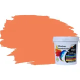 RyFo Colors Silikonharz Fassadenfarbe Lotuseffekt Trend Orangetöne Korallenorange 1l - bunte Fassadenfarbe, weitere Orange Farbtöne und Größen erhältlich, Deckkraft Klasse 1