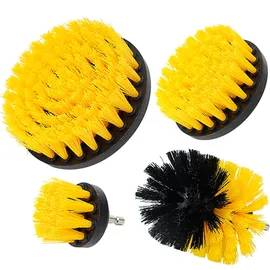 casativo Reinigungsbürsten-Set gelb/schwarz 4 St. 4 Größen