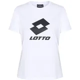 lotto 1124013 Women T-Shirt, Regular Fit Damen T-Shirt Bright White Größe: M