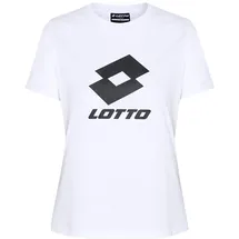 lotto 1124013 Women T-Shirt, Regular Fit Damen T-Shirt Bright White Größe: M