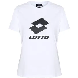 lotto 1124013 Women T-Shirt, Regular Fit Damen T-Shirt Bright White Größe: M