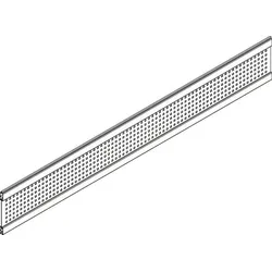 OSMO ALU Dekor Quadrat 19x253, 184cm Alu Anthrazit