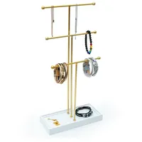 Intirilife Schmuckständer 47 cm Höhe Metall Schmuckhalter Schmuckbaum in