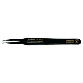 bernstein tools for electronics 5-067-13 SMD-Pinzette 12 SA-ESD Flach, gebogen 45° 120 mm