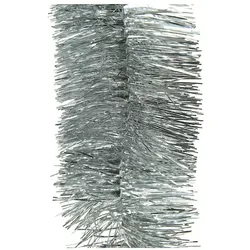 Decoris Glänzendes silbernes Lametta Ø7,5X270Cm