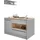 BASIC by Balculina Kochinsel Denver 145 x 90 x 90 cm Grau
