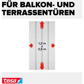 Tesa Insect Stop Lamellenvorhang XL 120 x 250 cm Anthrazit