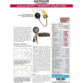 Emphaser EM-FDF1 – Lautsprecher Set kompatibel mit Ford Transit, Transit Custom und Tourneo Modelle, 16,5 cm Plug & Play Soundsystem, 2 Wege Kompo