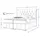 beautysofa Boxspringbett Massi 140 x 215 cm Creme