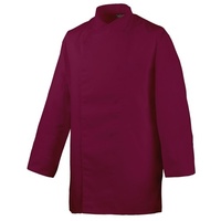 Exner HACCP-Kochjacke langarm, mit Druckknöpfen, Innentaschen : bordeaux 65% Polyester 35%Baumwolle 220 g/m2 5XL